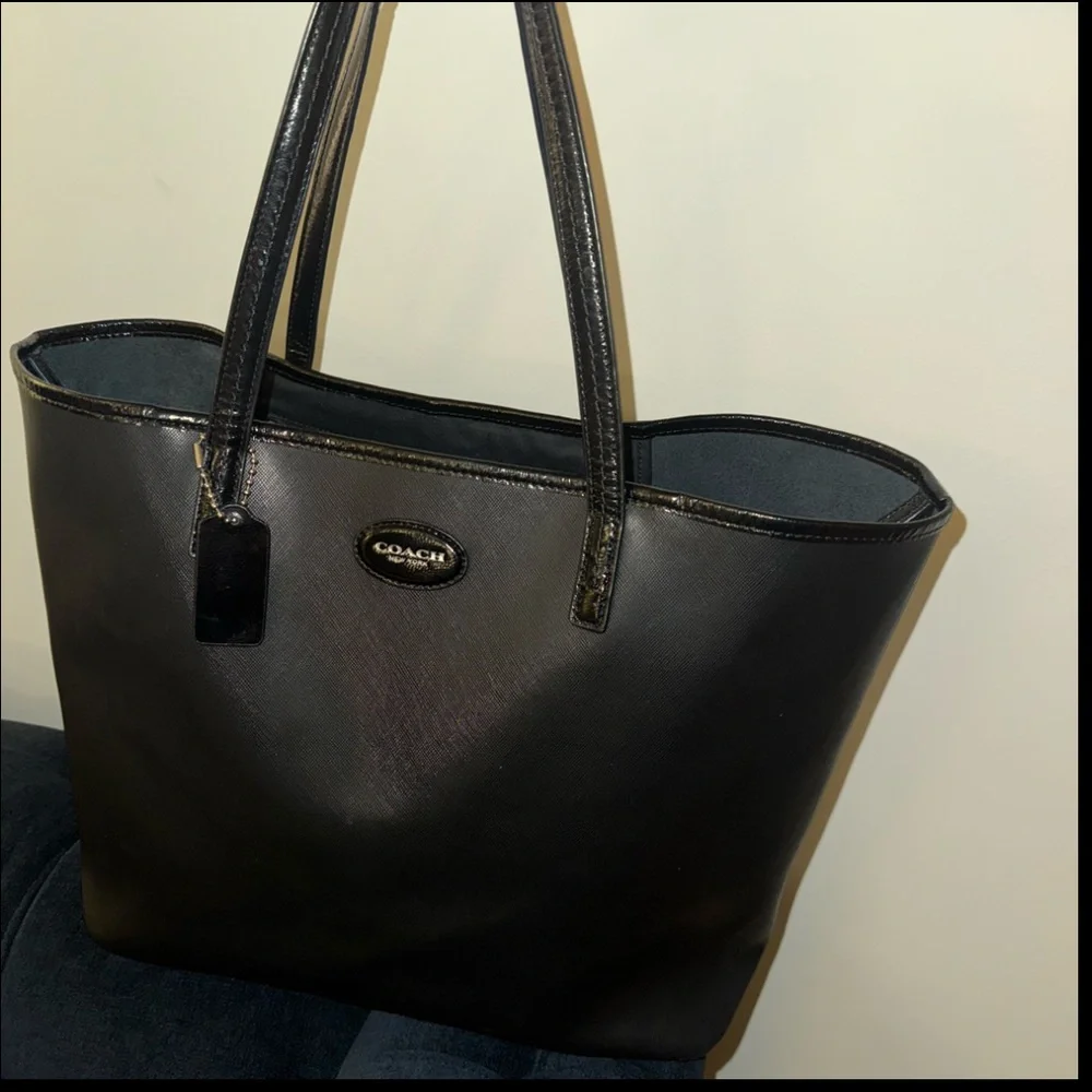 Coach Mtero City Black Tote Bag - Picture 14 of 14